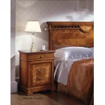 Klasyczne łóżko drewniane Isola/170 wiśniowe