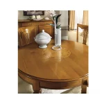 Klasyczny stół włoski  Siena z 4 krzesłami wiśnia wyprzedaż