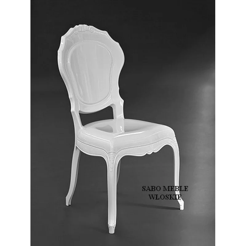 Krzesło 0101 pełne białe