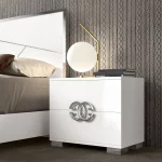 Łóżko 160 Kolekcja Elegancka Lux białe