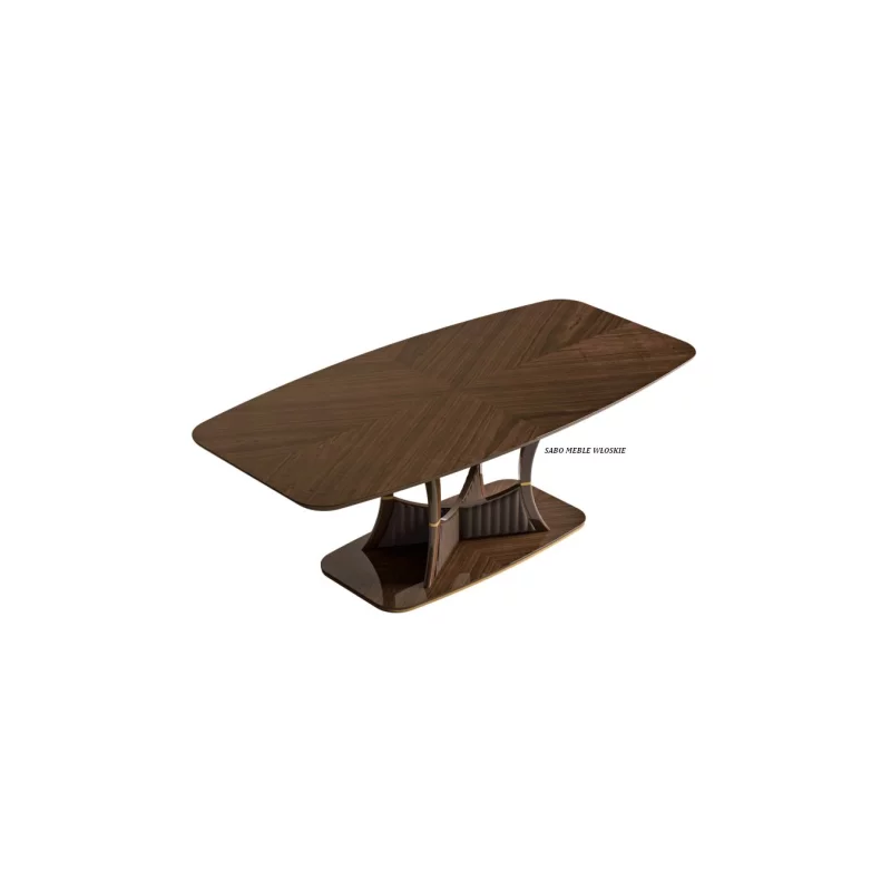 Luksusowy włoski stół prostokątny drewniany Navilli /220 brązowy