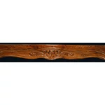 Stół drewniany okrągły nierozkładany "01426" kość słoniowa-złoty