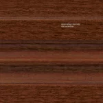 Nowoczesna ława okrągła Manarola drewniana orzechowa