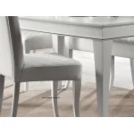 Stół rozkł.+4 krzesła Julia/sw biały