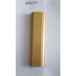Witryna wysoka drewniana 2D ISSA 9088 biało-złota