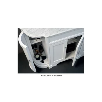 Klasyczna szafka do łazienki Amadeo 108/2    178x57 RAL 9003 mat