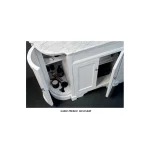 Klasyczna szafka do łazienki Amadeo 108/123x57 RAL 9003 mat