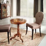 Klasyczny elegancki stolik włoski Classico Italiano 7530 szachownica