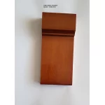 Kredens szklany,witryna niska drewniana 2D DIUNA 9083 orzechowo-złoty