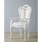 Krzesło z podłokietnikiem Gritte/TK biale