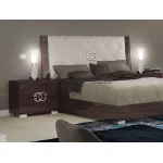 Łóżko 180 tapic. Kolekcja Prestiżowa CC brązowa