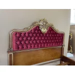 Luksusowe łóżko Izabela/180/tapic.orzechowe
