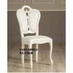 Stół rozkł.owalny+4 krzesła Gritte/MED beżowo-złoty