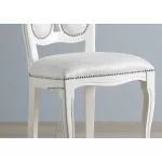 Stół rozkł.owalny+4 krzesła GRITTE/MED biało-srebrny