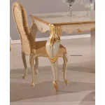 Stół rozkładany "155"kość słoniowa-złoty PROMOCJA