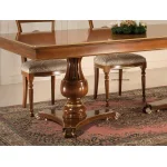 Stół rozkładany drewniany"3502" orzechowo-złoty