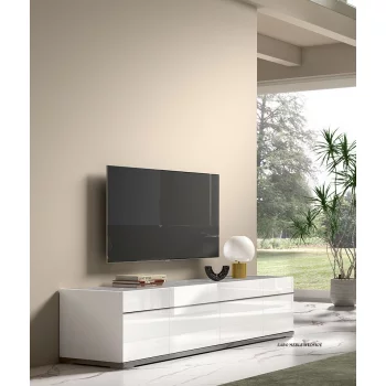 stolik tv 4D Kolekcja Marmurowa biała