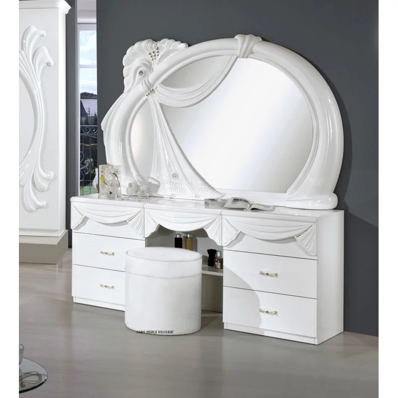 Toaletka+lustro ADA biała